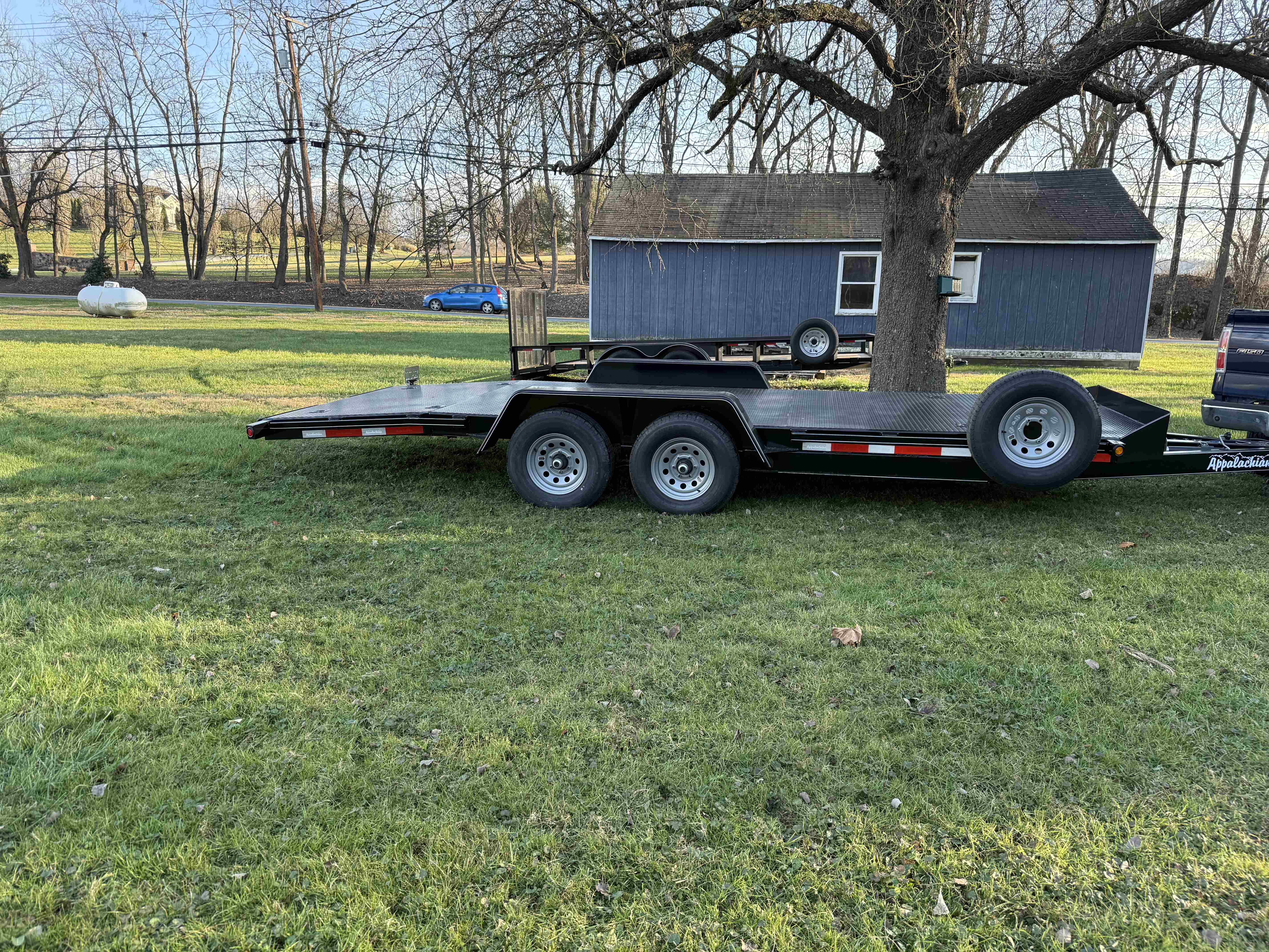 20ft Car Hauler Trailer - Side view